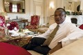 Mercredi 4 décembre, le président Denis Sassou-Nguesso nous reçoit dans sa suite de l’hôtel Meurice. © Philippe Petit