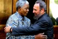 Nelson Mandela et Fidel Castro Ruz