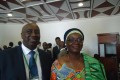 Monsieur Aly TOURE (Représentant Permanent de la Côte d’Ivoire auprès des OIPB) et Mme Massandjé TOURE Litsé (DG du Conseil Café-Cacao)