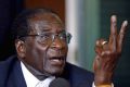 3 April 2005. Zimbabwe. President Robert Mugabe speaking during a press conference at State House in Harare.